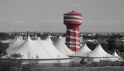 Chapiteau soie n et b